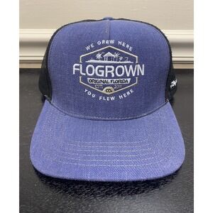 Flogrown Blue And Black Trucker Hat Florida
